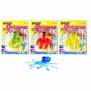Sticky octopus - Multicolor - Kunststof - Assorti Sticky octopus - Multicolor - Kunststof - Assorti