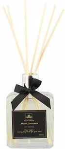 Huisparfum aroma diffuser geurstokjes IVY MOSS - Zwart / Wit - Glas / Hout - 280 ml - Ivy Moss geur - Cadeau - Geur - Geurstokjes - Vaderdag - Moederdag Huisparfum aroma diffuser geurstokjes IVY MOSS - Zwart / Wit - Glas / Hout - 280 ml - Ivy Moss geur - Cadeau - Geur - Geurstokjes - Vaderdag - Moederdag