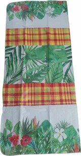 Tafelkleed met Ruit Summer / Fall motief ENGLISH YARD - Rood/ oranje / Geel / Groen- Vinyl - 200 x 140 cm - Rechthoek Tafelkleed met Ruit Summer / Fall motief ENGLISH YARD - Rood/ oranje / Geel / Groen- Vinyl - 200 x 140 cm - Rechthoek
