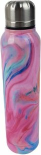 Waterfles OLAY met galaxy design - Roze / Blauw - Metaal - 500 ml - Drinkfles - Fles - Waterfles - Fitness - Bidon - Sporten - Back To School Waterfles OLAY met galaxy design - Roze / Blauw - Metaal - 500 ml - Drinkfles - Fles - Waterfles - Fitness - Bidon - Sporten - Back To School