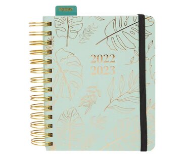 Agenda 2022-2023 - Lime / Goud - Karton / Papier - 15 x 19 x 2,5 cm - Agenda - Schoolagenda - Back To School - Back2school - Campus - School Agenda 2022-2023 - Lime / Goud - Karton / Papier - 15 x 19 x 2,5 cm - Agenda - Schoolagenda - Back To School - Back2school - Campus - School