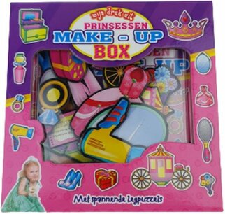 Prinsessen Make Up box - Inclusief legpuzzels - Make up - 12 stuks - Puzzelen - Spelen - Meisje Prinsessen Make Up box - Inclusief legpuzzels - Make up - 12 stuks - Puzzelen - Spelen - Meisje