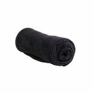 Fleece deken THIBAUT - Zwart - Katoen - 130 x 160 cm - Deken - Dekentje - Thuis - Huis Fleece deken THIBAUT - Zwart - Katoen - 130 x 160 cm - Deken - Dekentje - Thuis - Huis