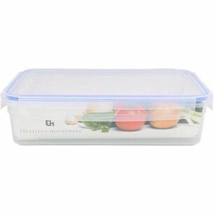 Voorraaddoos met klemdeksel - Transparant / Blauw - Plastic - 1400 ml Voorraaddoos met klemdeksel - Transparant / Blauw - Plastic - 1400 ml