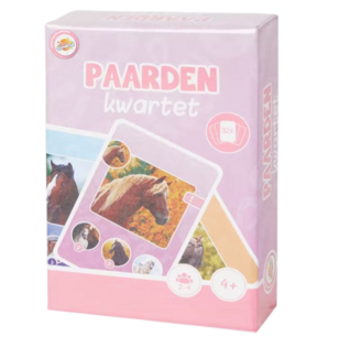 Paarden Kwartet - Roze / Multicolor - Karton - 2-4 spelers - Vanaf 4 jaar - Spel - Kaartspel - Speelgoed - Spelen - Kwartet Paarden Kwartet - Roze / Multicolor - Karton - 2-4 spelers - Vanaf 4 jaar - Spel - Kaartspel - Speelgoed - Spelen - Kwartet