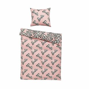Barbie dekbedovertrek - Roze - Polyester - 140 cm x 200 cm - 60 cm x 70 cm - Dubbelzijdig - 1 Persoon - dekbedovertrek kinderen Barbie dekbedovertrek - Roze - Polyester - 140 cm x 200 cm - 60 cm x 70 cm - Dubbelzijdig - 1 Persoon - dekbedovertrek kinderen