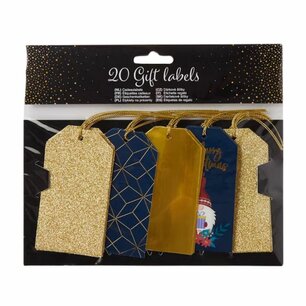 Luxe cadeau labels met glitters / print CHARLES - Goud - Karton - 20 stuks - Geschenk - Kerst - Sinterklaas - Verjaardag - Surprise - Feestdagen Luxe cadeau labels met glitters / print CHARLES - Goud - Karton - 20 stuks - Geschenk - Kerst - Sinterklaas - Verjaardag - Surprise - Feestdagen