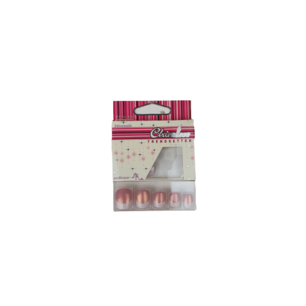 Kunstteennagels Chicaloca collectie - Roze / Wit - Kunststof - One Size - 24 Stuks - Nagel - Acrylnagel - Nep nagel - Make-Up Kunstteennagels Chicaloca collectie - Roze / Wit - Kunststof - One Size - 24 Stuks - Nagel - Acrylnagel - Nep nagel - Make-Up