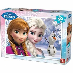 Frozen Puzzel Olaf / Elsa / Anna - Multicolor - 50 stukjes - vanaf 4 jaar - Speelgoed - Cadeau - Frozen - Disney - Kerstcadeau - Sinterklaascadeau Frozen Puzzel Olaf / Elsa / Anna - Multicolor - 50 stukjes - vanaf 4 jaar - Speelgoed - Cadeau - Frozen - Disney - Kerstcadeau - Sinterklaascadeau