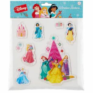 Kerst Disney prinsessen raamstickers - Multicolor - Gel stickers - 8 stickers - Raam plak stickers - Assepoester - rapunzel - Sneeuwwitje - Jasmine Kerst Disney prinsessen raamstickers - Multicolor - Gel stickers - 8 stickers - Raam plak stickers - Assepoester - rapunzel - Sneeuwwitje - Jasmine