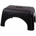 Opstapkrukje - Opstapkruk / trapje zwart met anti-slip -150 kg - oppervlak 42 x 29 cm / Opstapje Opstapkrukje - Opstapkruk / trapje zwart met anti-slip -150 kg - oppervlak 42 x 29 cm / Opstapje