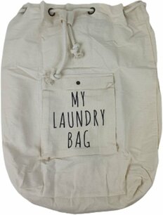 Waszak met sluitkoord DEAN - My Laundry bag - Waszak - Textiel - Beige - 53 x 15.5 x 65cm Waszak met sluitkoord DEAN - My Laundry bag - Waszak - Textiel - Beige - 53 x 15.5 x 65cm