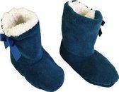 Pantoffels Hoog Model Donker Groen Met Strik - Donker Groen - Maat 31 / 32 Pantoffels Hoog Model Donker Groen Met Strik - Donker Groen - Maat 31 / 32