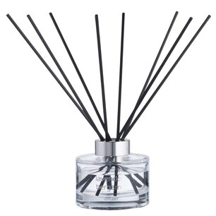 Geurstokjes diffuser Lavender Bergamot - Zwart / Wit - Glas / Hout - 130 ml - 8 stokjes - Woonkamer - ruik Geurstokjes diffuser Lavender Bergamot - Zwart / Wit - Glas / Hout - 130 ml - 8 stokjes - Woonkamer - ruik