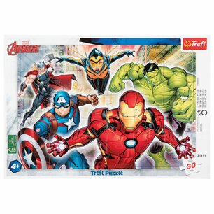 Avengers puzzel - Multicolor - 30 stukjes - vanaf 4 jaar - Speelgoed - Cadeau - Marvel - Hulk - Iron man - Captain america - Thor Avengers puzzel - Multicolor - 30 stukjes - vanaf 4 jaar - Speelgoed - Cadeau - Marvel - Hulk - Iron man - Captain america - Thor