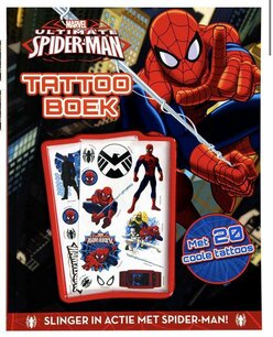 Marvel Spiderman Tattoo boek / kleurboek - Multicolor - Activiteitenboek- Papier - Spider-man - Marvel ultimate spider-man Marvel Spiderman Tattoo boek / kleurboek - Multicolor - Activiteitenboek- Papier - Spider-man - Marvel ultimate spider-man