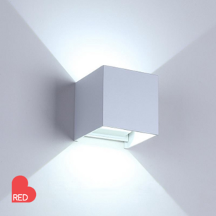 Wall Square met sensor - Wit - Oplaadbaar - Wandlamp zonder stroom - Wireless lamp Wall Square met sensor - Wit - Oplaadbaar - Wandlamp zonder stroom - Wireless lamp