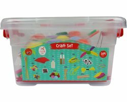 Knutseldoos 149 Stuks - Multicolor - 20x10 cm Knutseldoos 149 Stuks - Multicolor - 20x10 cm