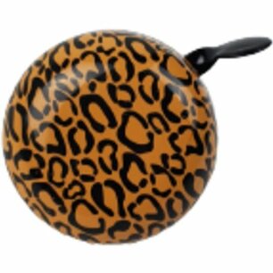 Fietsbel Panter- Zwart/Beige - Metaal - 6 cm Fietsbel Panter- Zwart/Beige - Metaal - 6 cm