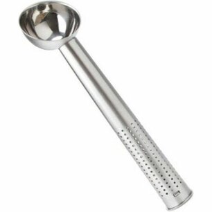 Theefilter Met Schep - Zilver - RVS - l 17 cm Theefilter Met Schep - Zilver - RVS - l 17 cm