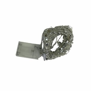 Guirlande Zilver - 160 LED - 80 cm - LED Licht - Sterren - Verlichting - Decoratie - Kerst - Kerstmis Guirlande Zilver - 160 LED - 80 cm - LED Licht - Sterren - Verlichting - Decoratie - Kerst - Kerstmis
