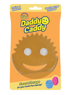 Daddy Caddy - Ophang oogjes - Scrub daddy - Ophangen - Schoonmaken - Opbergen Daddy Caddy - Ophang oogjes - Scrub daddy - Ophangen - Schoonmaken - Opbergen