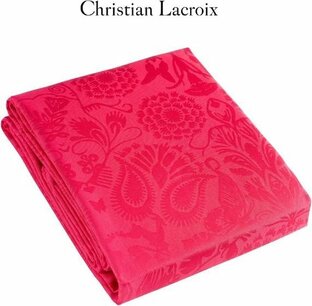 Christian Lacroix - Tafellaken - Rood - Patroon- 170 x 300 - Tafeldecoratie - Tafelkleed - Katoen Christian Lacroix - Tafellaken - Rood - Patroon- 170 x 300 - Tafeldecoratie - Tafelkleed - Katoen