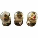 Kerstbol met glitters - Vogel - Assorti Kerstbol met glitters - Vogel - Assorti