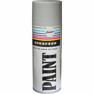 Spuitbus grondverf - Grijs - Verf - 400 ml - Set van 2 Spuitbus grondverf - Grijs - Verf - 400 ml - Set van 2