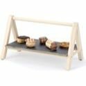 Alpina - Snack/amuse standaard - 28x15x16 - bamboe Alpina - Snack/amuse standaard - 28x15x16 - bamboe