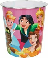 Kinderprullenbak Disney Princess kasteel en prinsessen Meisjes - Roze / Multicolor - Kunststof - ø 21 x h 22 cm - Prullenbak - Afvalbak - Bureau - Kantoor - Kerstcadeau - Sinterklaascadeau Kinderprullenbak Disney Princess kasteel en prinsessen Meisjes - Roze / Multicolor - Kunststof - ø 21 x h 22 cm - Prullenbak - Afvalbak - Bureau - Kantoor - Kerstcadeau - Sinterklaascadeau