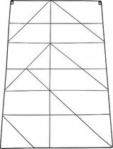 Memo rek XL LAURENZ - Zwart - Metaal - 50 x 70 cm Memo rek XL LAURENZ - Zwart - Metaal - 50 x 70 cm