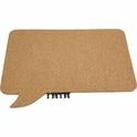 Prikbord met 6 prikkers - Bruin - Kurk - 32 x 22 x 1 cm Prikbord met 6 prikkers - Bruin - Kurk - 32 x 22 x 1 cm
