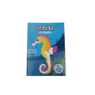Sticker op nummer - Zee - 8 Pagina's - Stickerboek - Stickervel - Karton - Multicolor - Dieren Sticker op nummer - Zee - 8 Pagina's - Stickerboek - Stickervel - Karton - Multicolor - Dieren