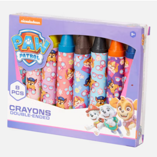 Waskrijtjes Paw Patrol - Paars / Multicolor - Wasco - Set van 8 Waskrijtjes Paw Patrol - Paars / Multicolor - Wasco - Set van 8