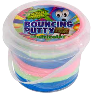 Bouncing Putty stuiter slijm - Multicolor - Kunststof - Slijm - Putty - Stuiterbal - Speelgoed - Cadeau Bouncing Putty stuiter slijm - Multicolor - Kunststof - Slijm - Putty - Stuiterbal - Speelgoed - Cadeau