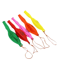 Punchballonnen - Geel/Groen/Rood/Multicolor - 45 cm - Set van 5 Punchballonnen - Geel/Groen/Rood/Multicolor - 45 cm - Set van 5