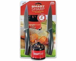 Smart sharp messenset met slijper - Zilver - RVS