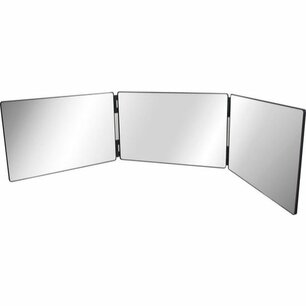 Multi Mirror 360° spiegel - Zwart - Spiegelglas / Kunststof - Met ophangsysteem Multi Mirror 360° spiegel - Zwart - Spiegelglas / Kunststof - Met ophangsysteem