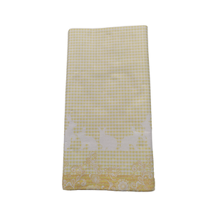 Tafelkleed Paastafel - 120 x 180 - Stevig Papier - Geel / Wit Tafelkleed Paastafel - 120 x 180 - Stevig Papier - Geel / Wit
