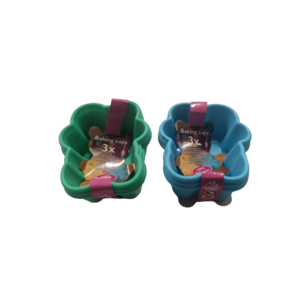 Mini bakvormpjes / Baking Cups Beertjes - Set van 6 - Multicolor - 7,5 x 6,5 x 3 cm- Assorti - 100% silicone - bakvormen Mini bakvormpjes / Baking Cups Beertjes - Set van 6 - Multicolor - 7,5 x 6,5 x 3 cm- Assorti - 100% silicone - bakvormen