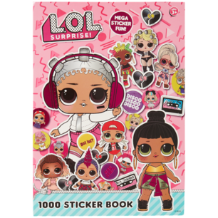 LOL Surprise Stickervel Circa 1000 Stickers - Roze / Multicolor - Karton / Papier LOL Surprise Stickervel Circa 1000 Stickers - Roze / Multicolor - Karton / Papier