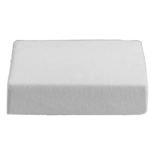 Molton hoeslaken - Wit - 180 x 220 - 2 persoons - 80% katoen / 20% polyester - geschikt voor matras dikte tot 30 cm Molton hoeslaken - Wit - 180 x 220 - 2 persoons - 80% katoen / 20% polyester - geschikt voor matras dikte tot 30 cm