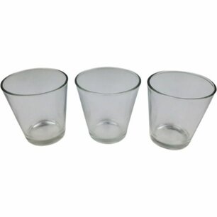 Drinkglazen glazen - Transparant - Glas - 200 ml - Set van 3 Drinkglazen glazen - Transparant - Glas - 200 ml - Set van 3