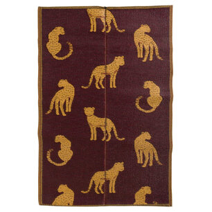Sfeervolle Tuintapijt / tuinkleed met Panter print - Rechthoek - Bordeaux / Terracotta - 120 x 180 cm - Buitenkleed Sfeervolle Tuintapijt / tuinkleed met Panter print - Rechthoek - Bordeaux / Terracotta - 120 x 180 cm - Buitenkleed