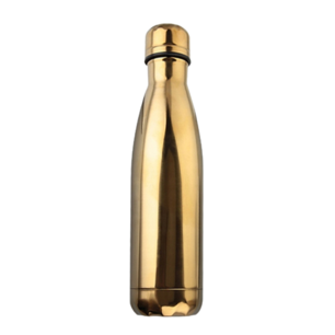 Thermofles / Isoleerfles JUTTA - Metaal - Goud - Warme en koude dranken - 500 ML - lekvrije schroefdop - Sportfles - Outdoor uitrusting Thermofles / Isoleerfles JUTTA - Metaal - Goud - Warme en koude dranken - 500 ML - lekvrije schroefdop - Sportfles - Outdoor uitrusting