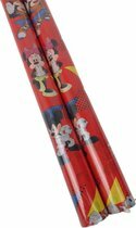 Cadeaupapier Inpakpapier - Disney - Mickey Mouse - Rood/Multicolor - 200x70CM - Set van 2 Cadeaupapier Inpakpapier - Disney - Mickey Mouse - Rood/Multicolor - 200x70CM - Set van 2