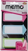 Memoblok Pijl - Zelfklevend - School / Kantoor - Multicolor - Papier - 150 x 100 mm - 45 sheets Memoblok Pijl - Zelfklevend - School / Kantoor - Multicolor - Papier - 150 x 100 mm - 45 sheets