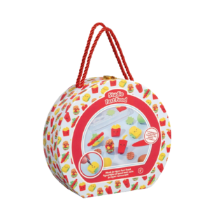 Knutselkoffer FASTFOOD - Multicolor - Klei knutselpakket - Maak je eigen fast food figuurtjes - Voor kinderen vanaf 5+ Knutselkoffer FASTFOOD - Multicolor - Klei knutselpakket - Maak je eigen fast food figuurtjes - Voor kinderen vanaf 5+
