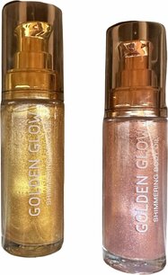 Golden glow vegan - body Shimmer Oil - dandy gold & rose gold - huidolie - shimmering - 30ml Golden glow vegan - body Shimmer Oil - dandy gold & rose gold - huidolie - shimmering - 30ml